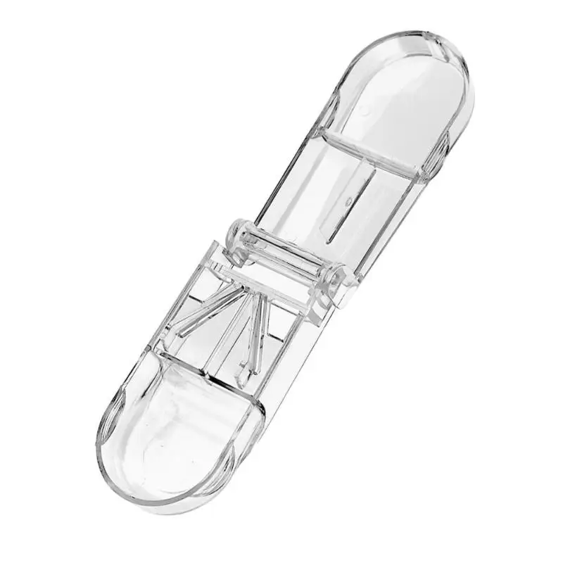 

Portable Convenient Drug Box Pill Case Colorless Transparent Medicine Holder Cutter Box Tablet Cutter Splitter Medicine Holder
