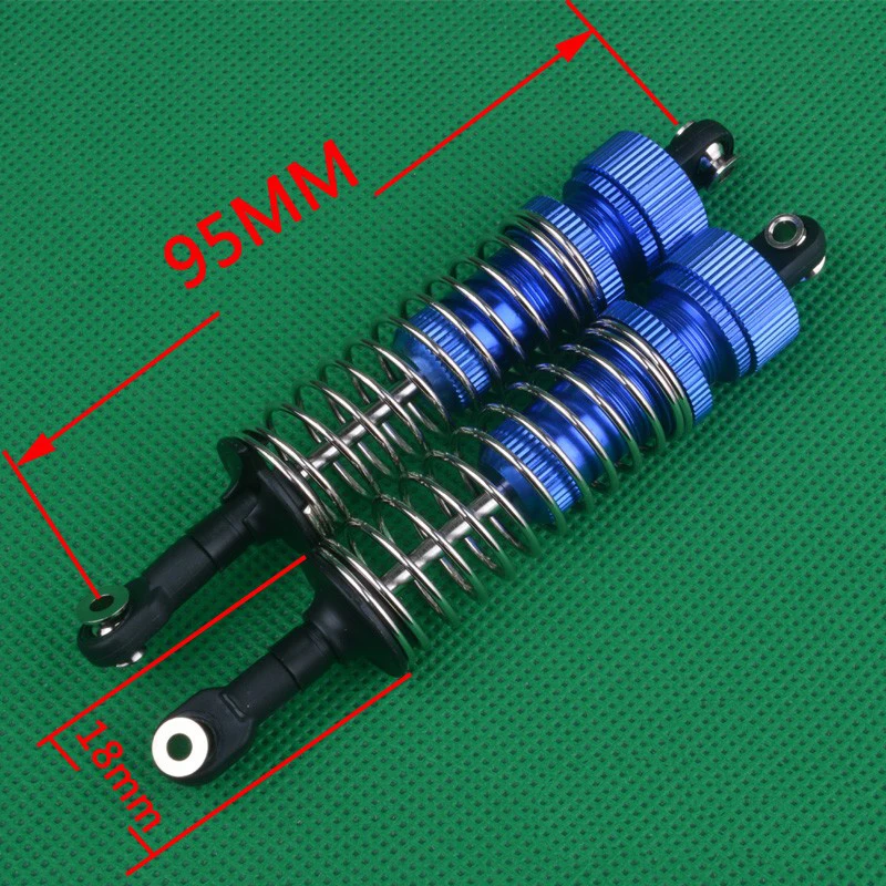

1Pair Upgraded Metal Front/Rear Shock Absorber Damper REMOHOBBY 1/8 Model Cars Monster Trunk Big Feet RC Crawler Parts Access.