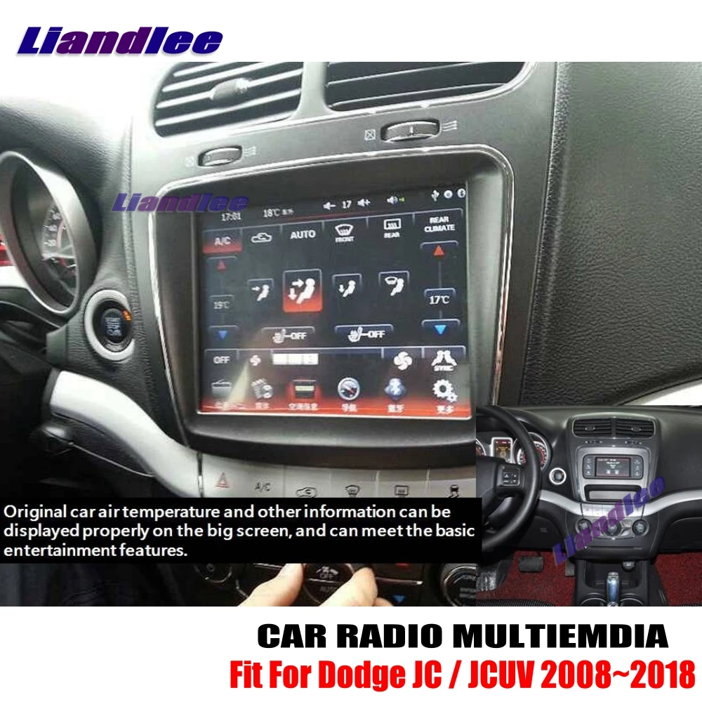Flash Deal Liandlee For Dodge JCUV / JC 2008~2018 Android Car Radio CD DVD Player GPS Navi Navigation Maps Camera OBD TV Screen Media 3