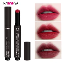 MYG Новинка 16 цветов Увлажняющий Крем Водонепроницаемая матовая губная помада batom телесный жидкий карандаш для бровей пресс бархатный матовый карандаш для губ Макияж