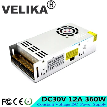

Best Price Switching Power Supply DC 30V 12A 360W Driver USP 110V 220V AC DC 30V SMPS For Led Strip Light lamp CNC CCTV Motor