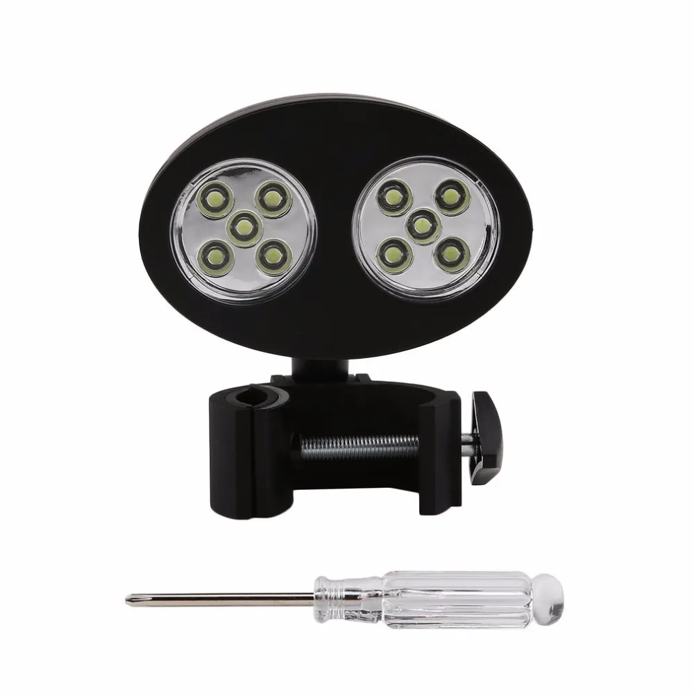 

Adjustable 10 LED BBQ Grill Barbecue Light Outdoor Handle Mount Clip Camp Lights Waterproof Heat Resistance Lamp With Screw