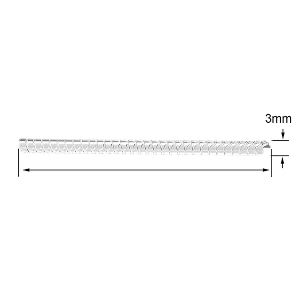 

1PC Transparent Spring Rope Adjuster Regulator Ring Resizing Reducer Tightener 3mm/5mm Vintage