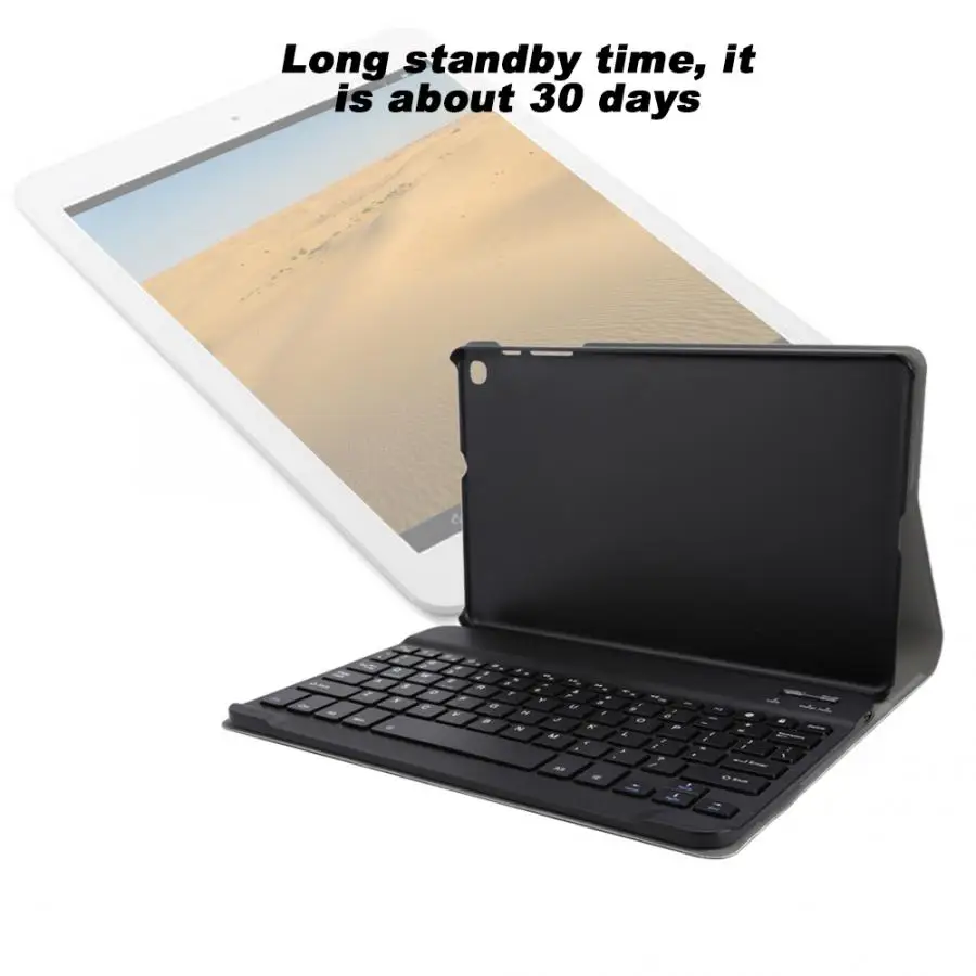 Тонкий беспроводной Съемный Bluetooth клавиатура PU кожаный чехол протектор для Samsung Galaxy Tab A 10,1