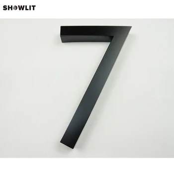 

Hand Craft 3D Black Steel Metal Numbers Custom Made Available