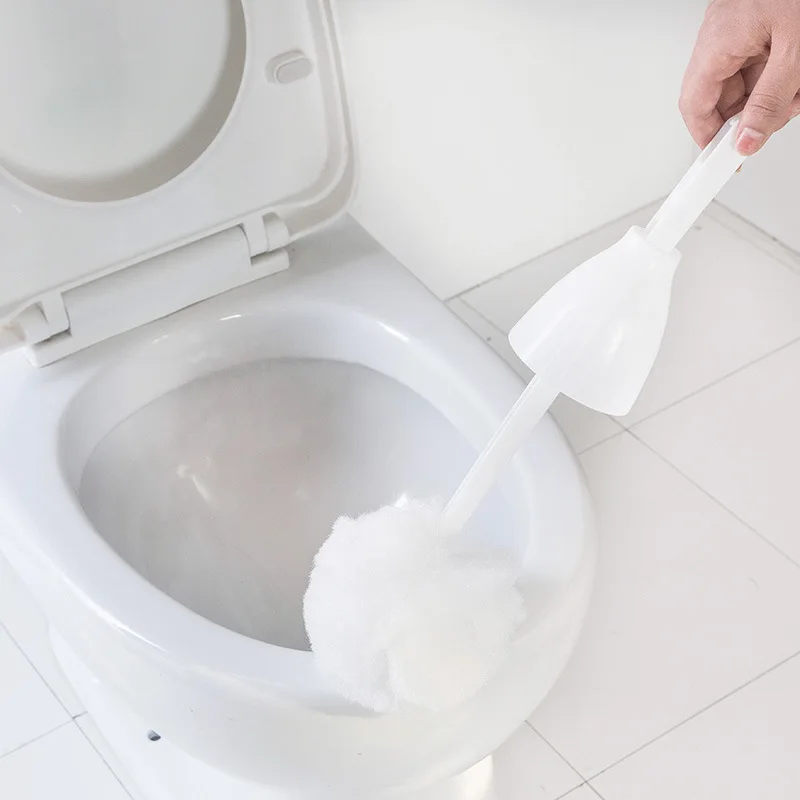 Best Creative Soft Hair Cleaning Brush Long Handle Plastic Double Sided Brush Kitchen Bowl Pot Bathroom Toilet Brush