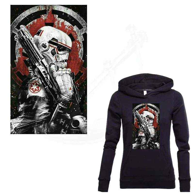 

Europe popular elements Star Wars Patch for clothing 30*17.7 cm iron on patches Diy T-shirt Dresses thermal transfer sticker