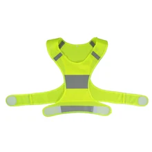 Светоотражающий Жилет для велоспорта мужской открытый бегущий отражающий жилет Регулируемый легкий защитный жилет спортивная экипировка для езды на велосипеде