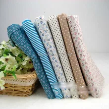 Новинка, 6 цветов, 50*50 см, синяя хлопковая ткань, толстая четверть, набор тильда, сделай сам, ткань для шитья, рукоделие, домашний текстиль, ткань для лоскутного шитья