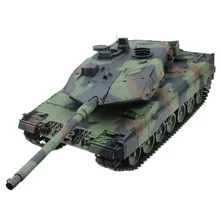 2,4G 1/16 15 канальный немецкий леопард 2 A6 Радиоуправляемый боевой танк RC армейский Танк модель наборы игрушка подарок