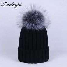 DANKEYISI теплая женская зимняя шапка мужские вязаные хлопковые шапки Осенняя шапка Толстая облегающая шапка бини мягкие шапочки аксессуары для волос