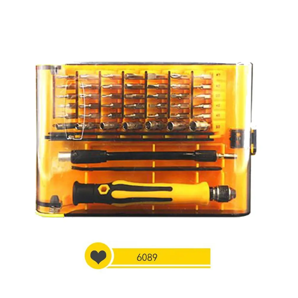 

45PCS/SET 6089 Screwdriver Set Precise Steel Screw Driver Kit Mobile Phone Notebook Computer Repairing Tools