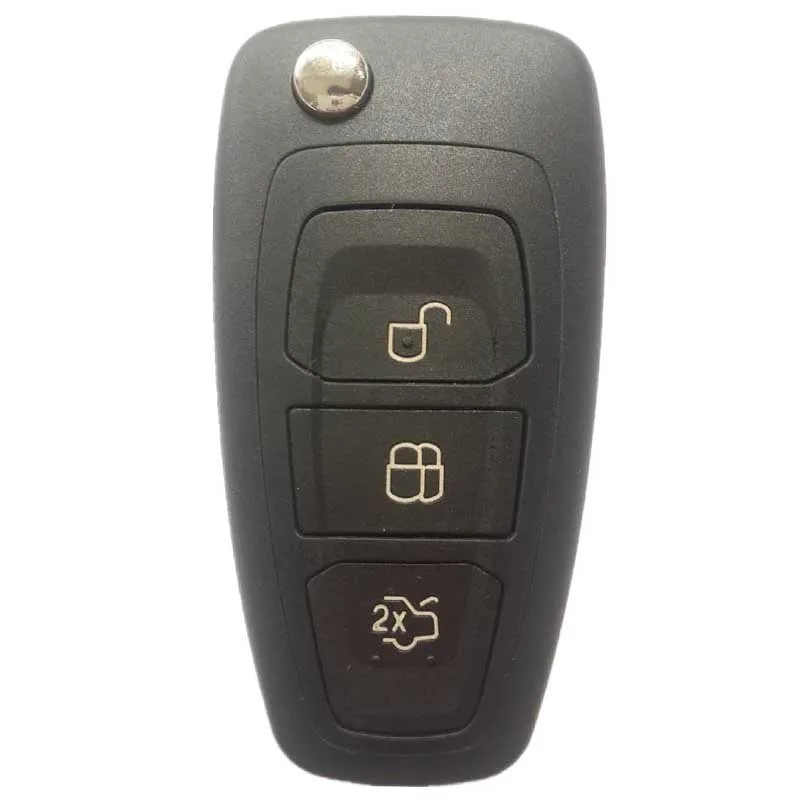 

Folding Flip 3 Buttons Remote Key Fob Case Shell for Ford Focus MK3 and T6 Ranger Car Replacement Cover