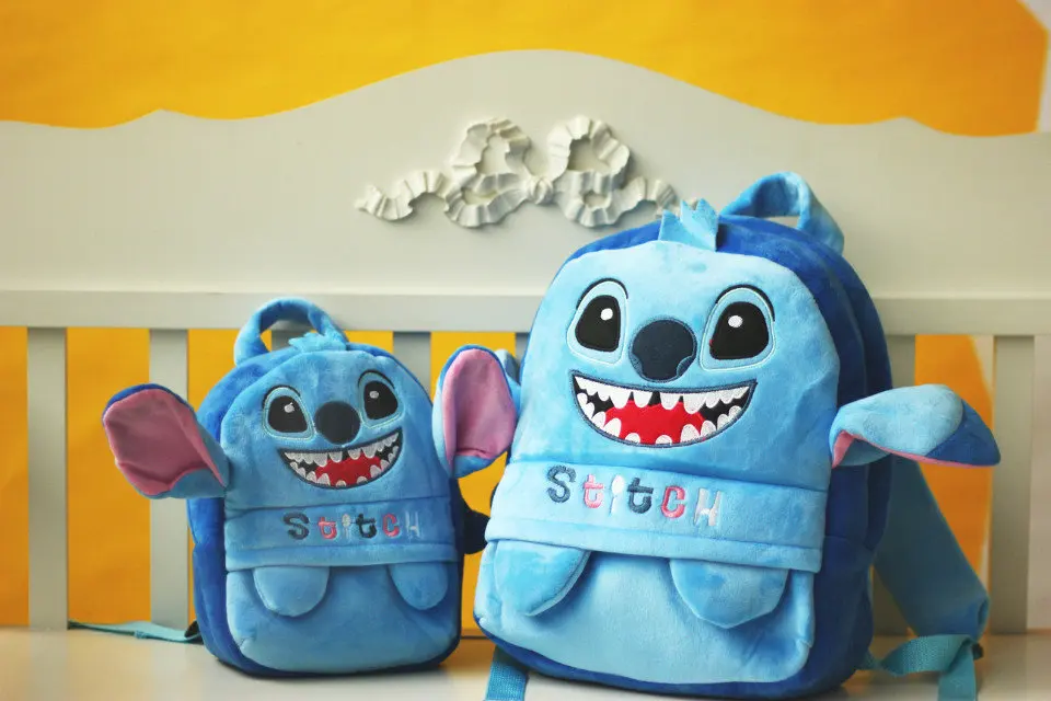 Для детей и подростков с изображением героя мультфильма «Мой сосед totoro stitch плюшевые рюкзаки мультфильм школьные рюкзаки в виде животных куклы игрушки Пикник Товары сумки для хранения SA1136