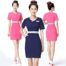 [Комплект] женское платье для кормления спа Туника салон красоты косметолога Униформа дамы красота и одежда для поддержания здоровья