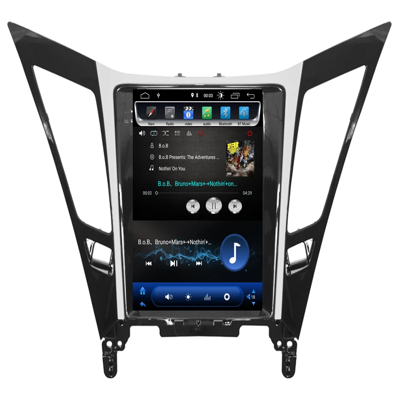 Flash Deal 2019 new come！Vertical Screen Tesla Style Android 8.1 Car DVD GPS Navigation Player radio for Hyundai sonata 2012 2013 2014 2