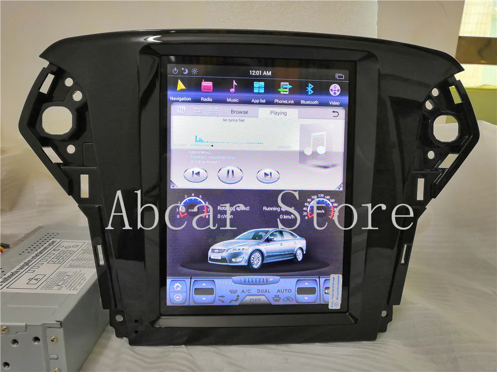 10," Tesla стиль Android 8,1 автомобильный dvd-плеер gps навигация для Ford Fusion Mondeo 2007- головное устройство стерео Мультимедиа Радио