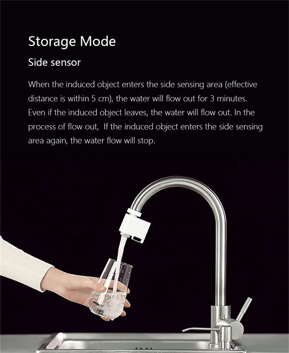 Xiaomi Xiaoda автоматический водосберегающий кран умный кран датчик инфракрасного энергосберегающего устройства для воды кухонный кран с форсункой