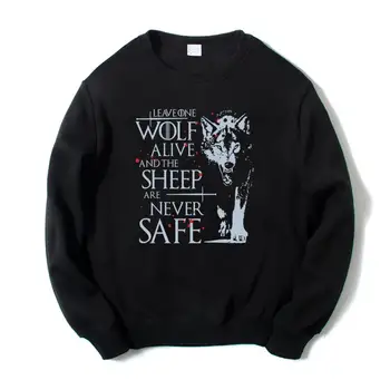 

High-Q Unisex Game of Thrones Game of Thrones Jon Snow Hoodie Sweatshirts House Stark Direwolf Jacket Coat Pullovers Top