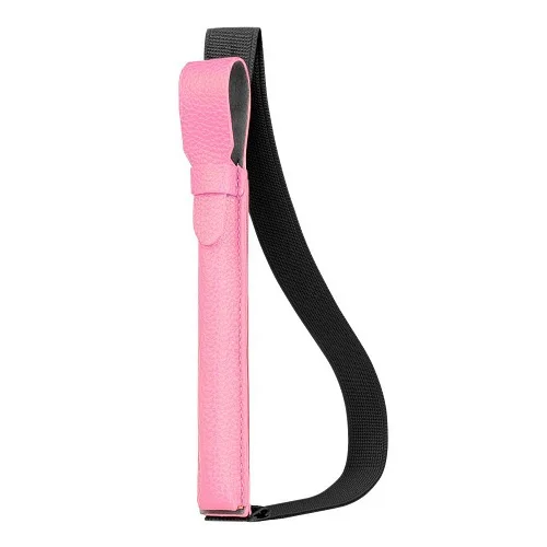 Искусственная кожа Эластичный Карандаш карман рукав отстегивающаяся сумка чехол держатель для Apple карандаш подходит для iPad Pro 9,7 10,5 дюймов чехлы - Цвет: Розовый