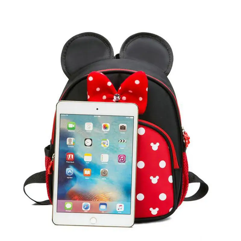  Fashion Cartoon Children School Bags For Girls Boys Kids Mickey Backpack Child Minnie kindergarten  - 32924342464