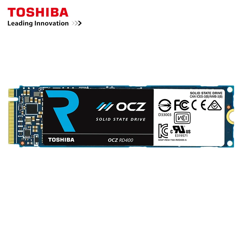 Внутренний твердотельный накопитель TOSHIBA DR400 высокоскоростной 2600 дюйма 256 ГБ M.2 2280