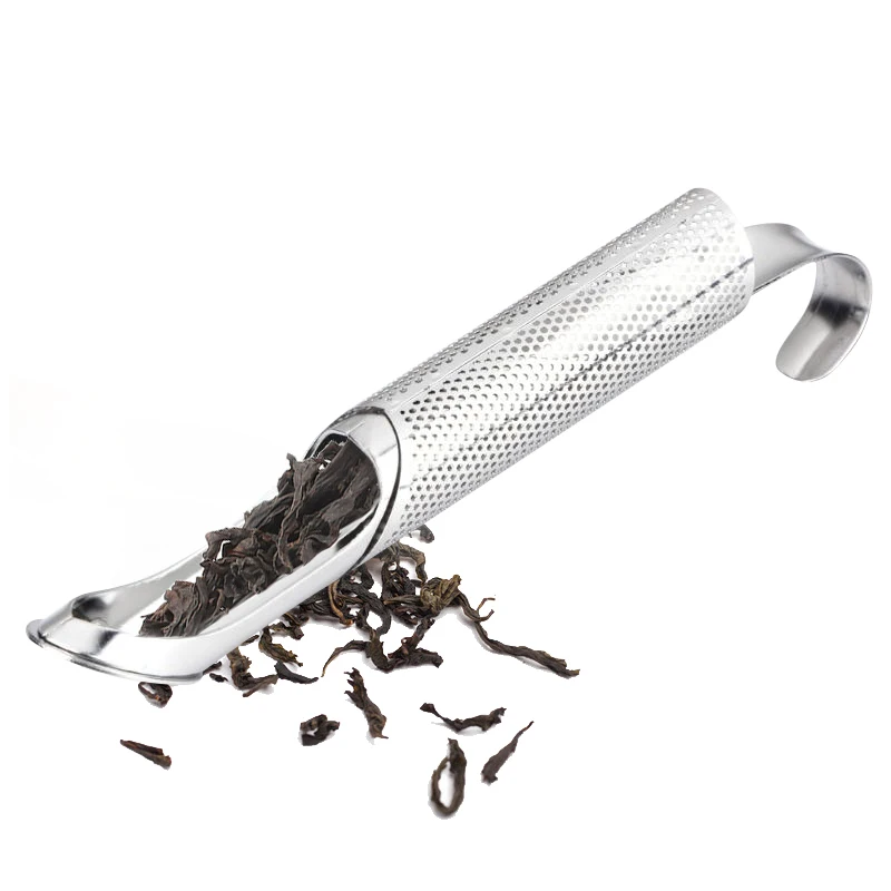 Stainless Steel Tea Infuser Creative Pipe Design Metal Tea Strainer for Mug Fancy Filter for Puer Tea Herb Tea Tools Accessories