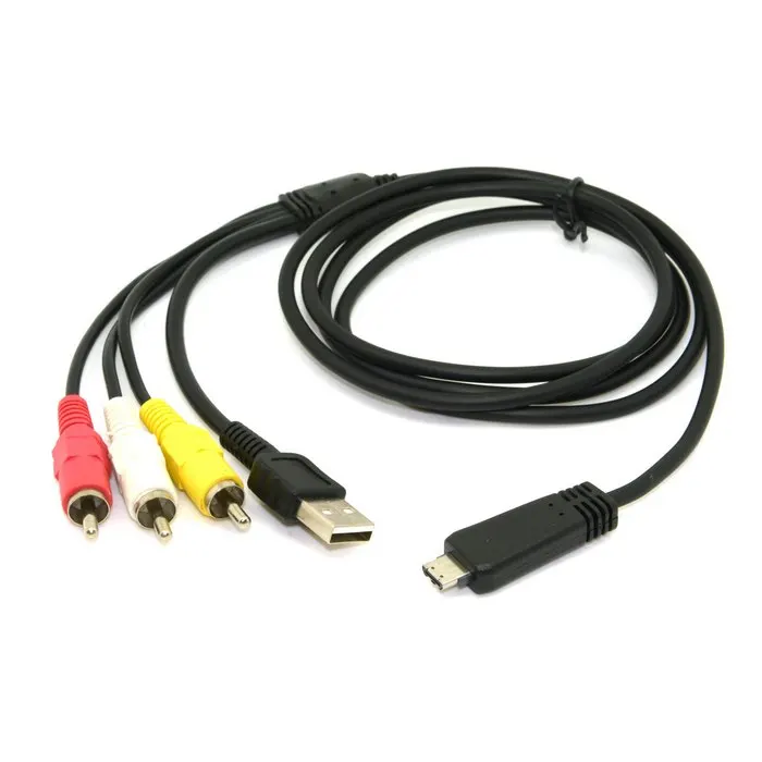 

USB AV TV cable for Sony VMC-MD3 DSC-TX10/B TX10/P TX100 TX100/V TX100/R TX100/B DSC-HX7 HX7V HX7/W HX7/B HX7/L HX7/R HX9 HX9V