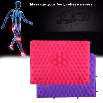 

29*39cm Health Care Foot Massage Pad TPE Modern Acupressure Reflexology Mat Acupuncture Rugs Fatigue Relieve Promote Circulation