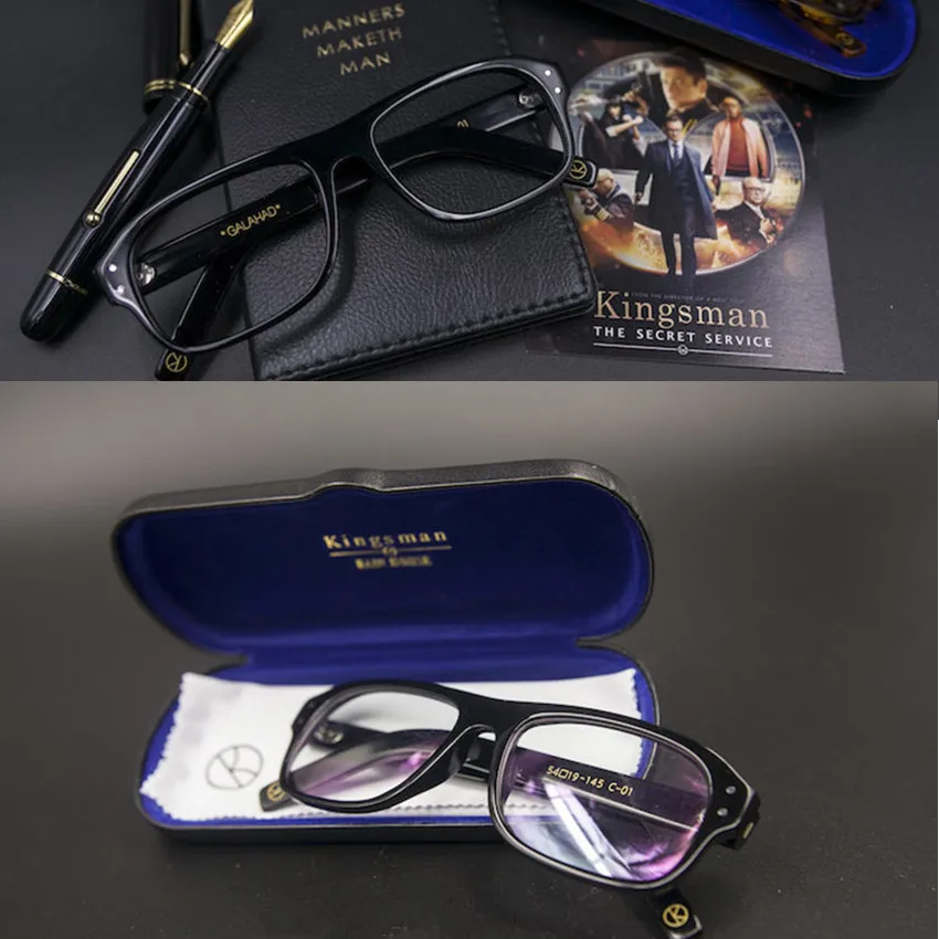 

Movie Kingsman The Golden Circle Secret Service Cosplay Eyewear Glasses Eyeglasses Sunglasses Customized
