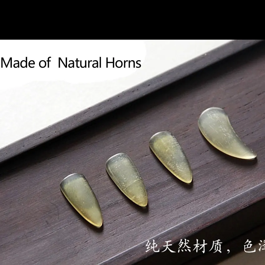 Китайские ногти Guzheng Натуральные Рога утолщенные для начинающих аксессуары