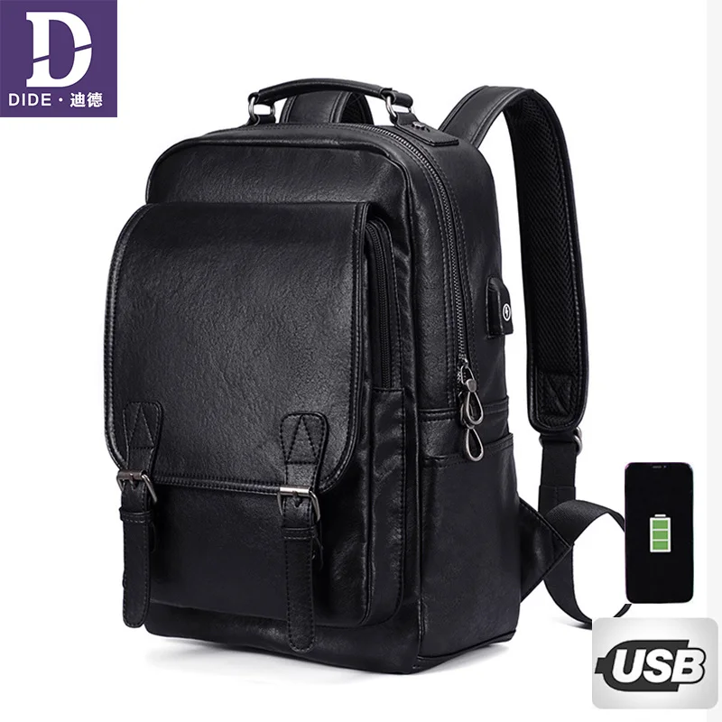 DIDE модный рюкзак для ноутбука с usb зарядкой школьный мальчиков подростков