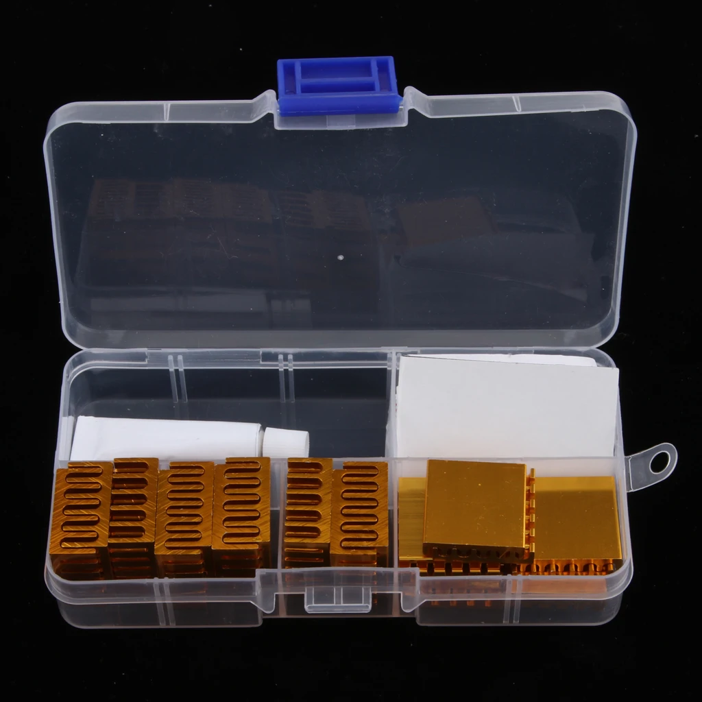 Алюминиевый радиатор процессор GPU VGA RAM LED IC Chip Heatsink Cooler