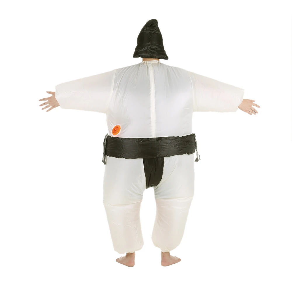 Милый взрослый надувной Sumo костюм с воздушным вентилятором необычный Хэллоуин косплей наряд толстый надувной борец костюмы