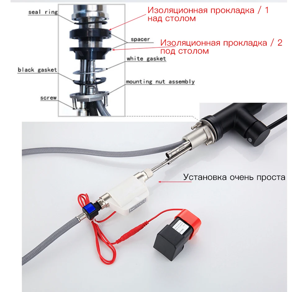 GAPPO, кухонные смесители из нержавеющей стали с сенсорным управлением, умный датчик, кухонный смеситель, сенсорный кран для кухни, выдвижной кран для раковины