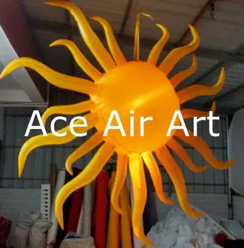 

New Design lighting decoration Inflatable Air Sun For Party Hanging On Ceilling