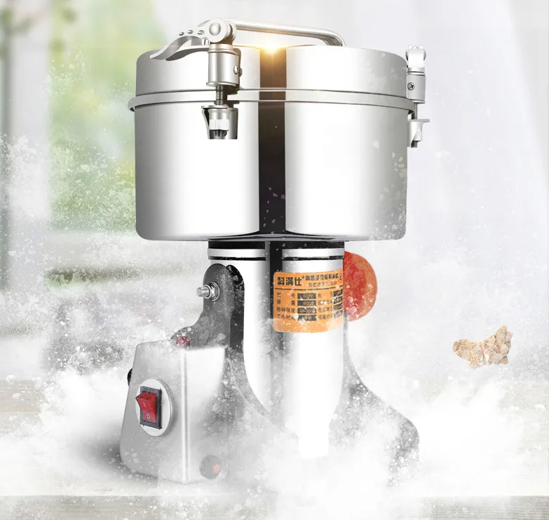 Max load 4500g High-speed herbs grinder electric machine Swing multi-function mill Powder 4.5KG licorice | Инструменты