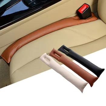 

Car Seat Slit Gasket Car Anti-Leakage Plug Inside Car Protection Plug Striped Padded Leather Case Car Interior Block Leather