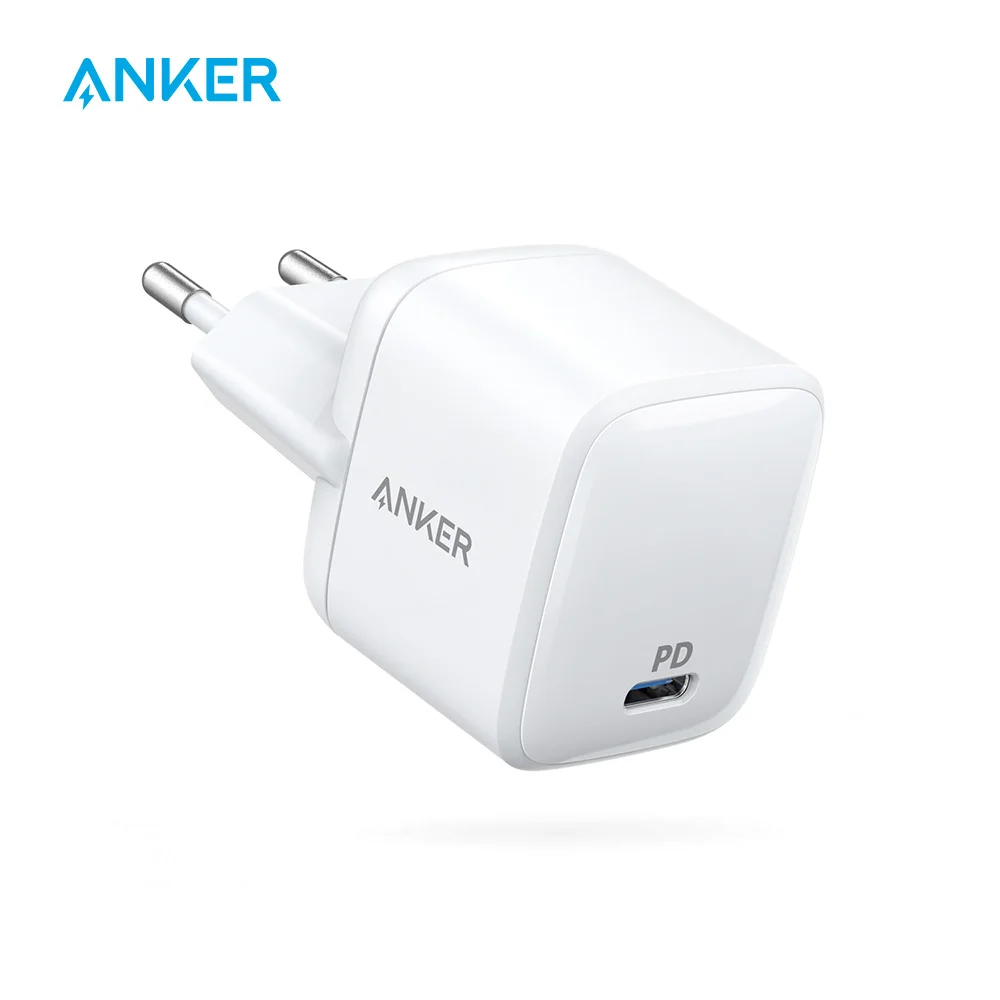 Anker 30 Вт Ультра Компактное зарядное устройство с разъемом Type C источником питания