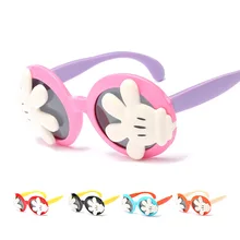 Новые очки для девочек и мальчиков, 6 цветов, с рисунком кота, анти UV400, детские солнцезащитные очки, летние детские игрушки, защитные глаза