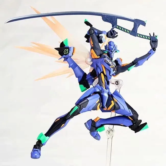EVA 01 окончательная модель Evangelion Anima REVOLTECH EVANGELION EVOLUTION ПВХ фигурка Коллекционная