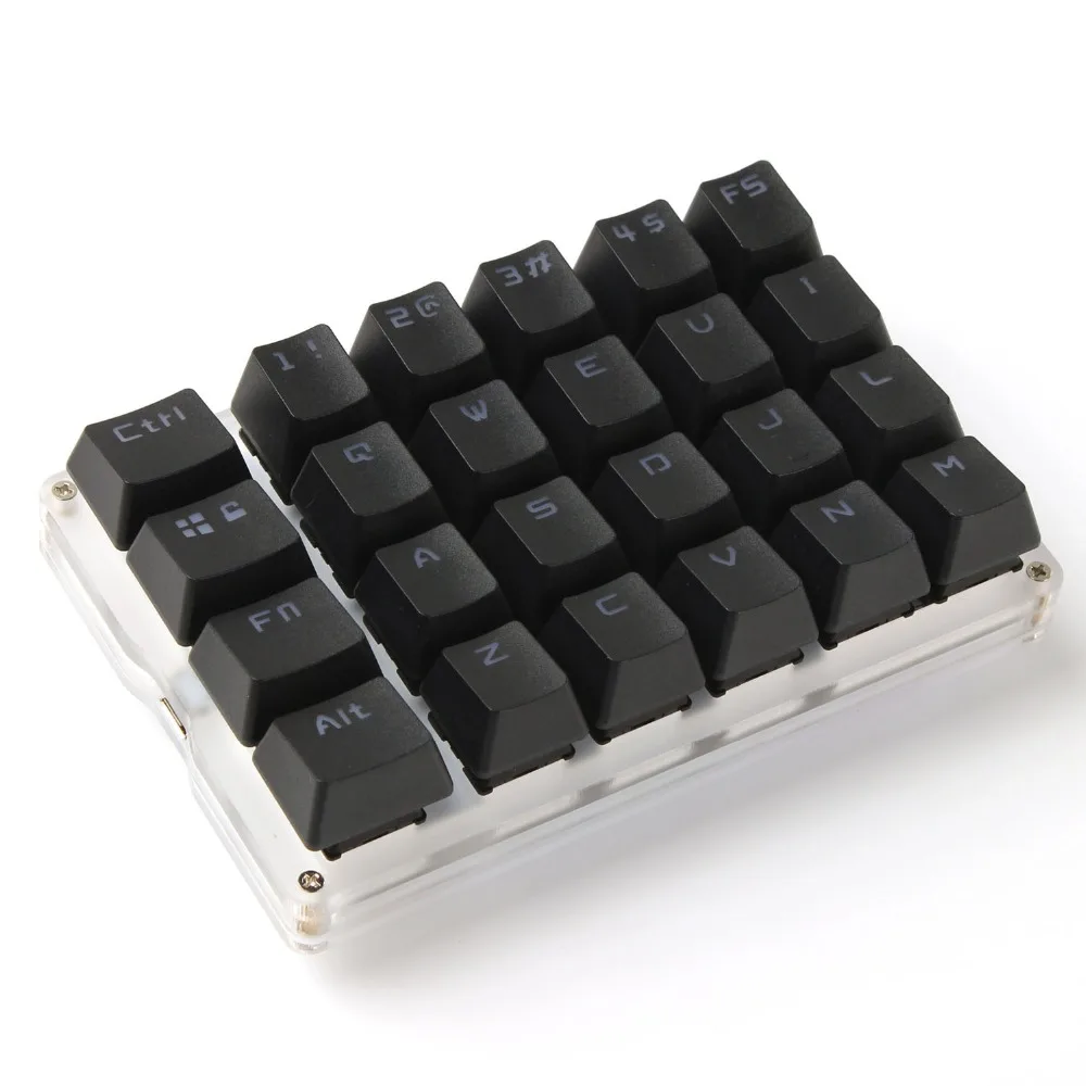 Rgb Função Macro Programável mx Cherry Gateron Switches Numpad para Lol Battlegrounds Ymd21 v2 Qmk Via 21 23 24 Key Novo - Imagem 4