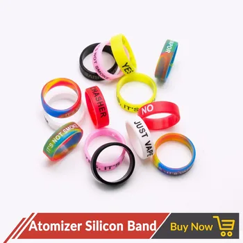 

Volcanee 15pcs/lot Vape Band 22mm Decoration Protection Ring Silicon Non-Slip Rubber Band For Vape Slipping Rubber