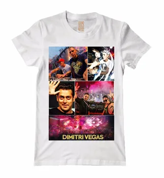

4 Summer Styles handsome Dimitri Vega Brand Dubstep DJ master white shirt mma print 3D Cotton Music Live fitness poleras Tee