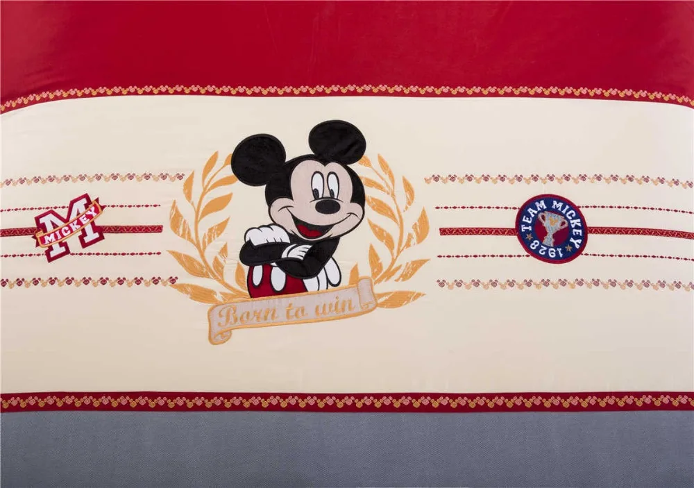 Комплект постельного белья с Микки Маусом детская кровать пододеяльники Disney