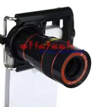 Dhl ИЛИ ems 50 штук 8 x Зум телескоп для iPhone Универсальный объектив для мобильного телефона камера с держателем для iPhone samsung