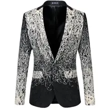 Мужской Блейзер, Новое поступление, мужской пиджак на крючках, брендовый приталенный свадебный смокинг, Мужской Блейзер, сценические костюмы для певицы
