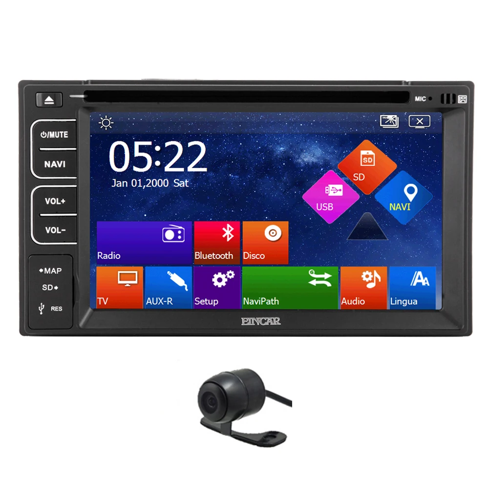 Flash Deal MP3 MP5 Radio Car DVD Player EQ 8GB GPS Map Auto win8 Audio In Deck Video Logo Stereo Autoradio BT USB Music 2 Din 2