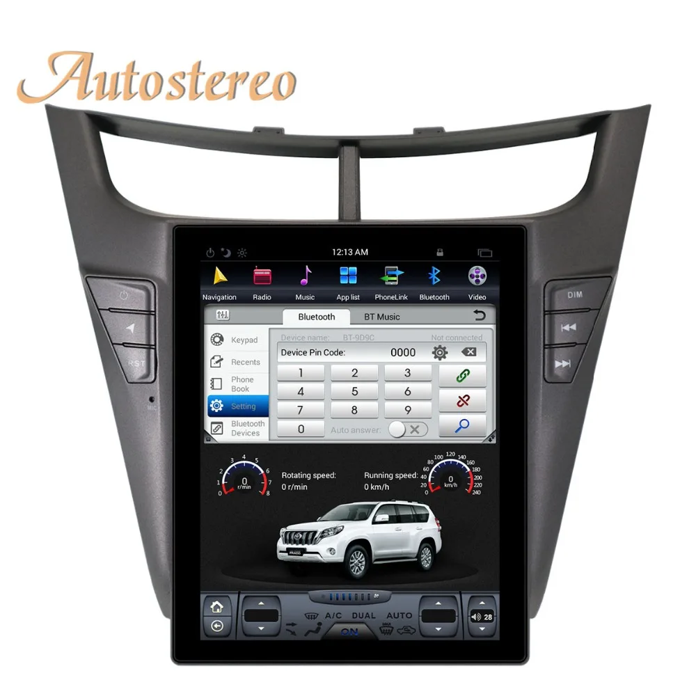 Best Autostereo Android Tesla style Car GPS Navigation For CHEVROLET Sail 2015 2016 2017 2018 multimedia tape recorder no DVD player 5