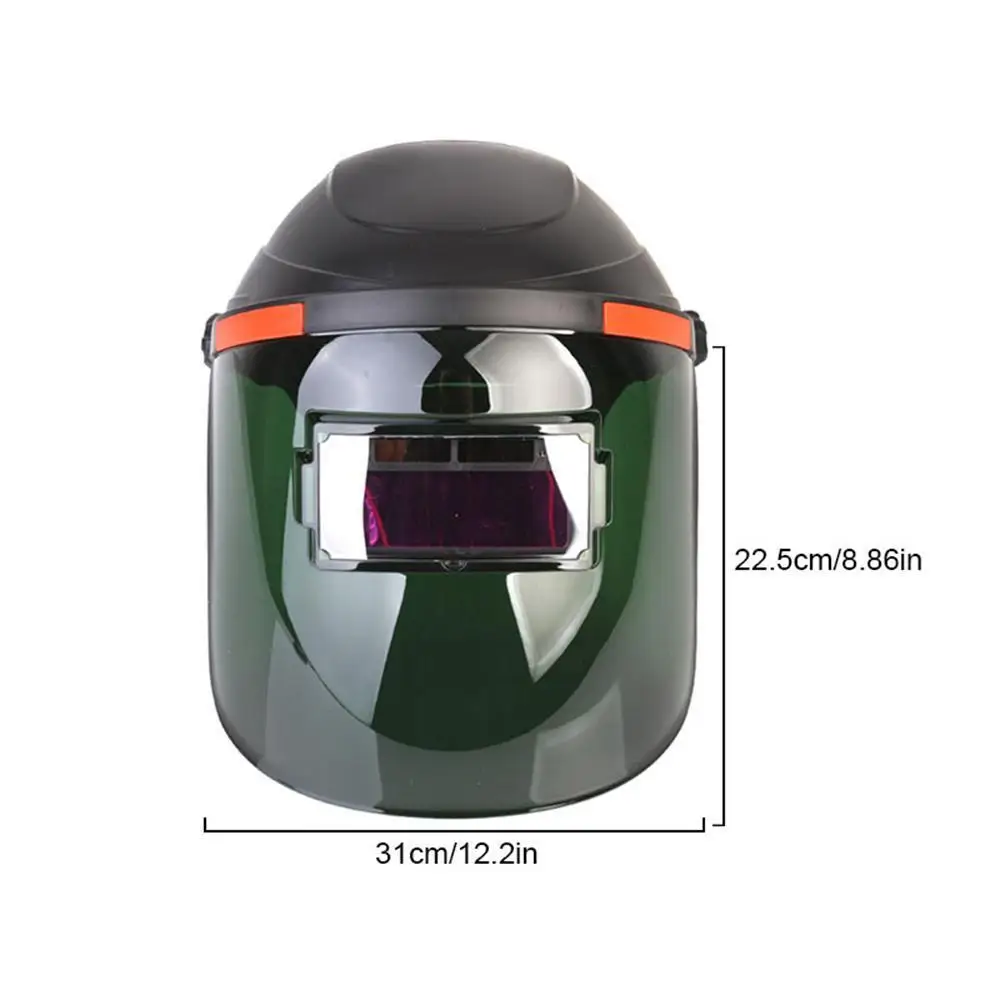 

Arc Mask Grinding Welding Solar Power Green Comfortable Adjustable Shield 1pcs Auto Darkening Helmet Face Welder